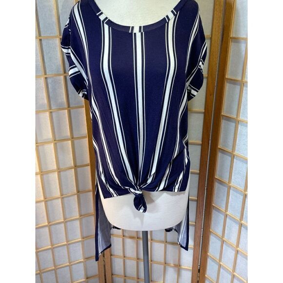 LoveFireāMedāHi/LowāStripedāTop - Picture 7 of 13